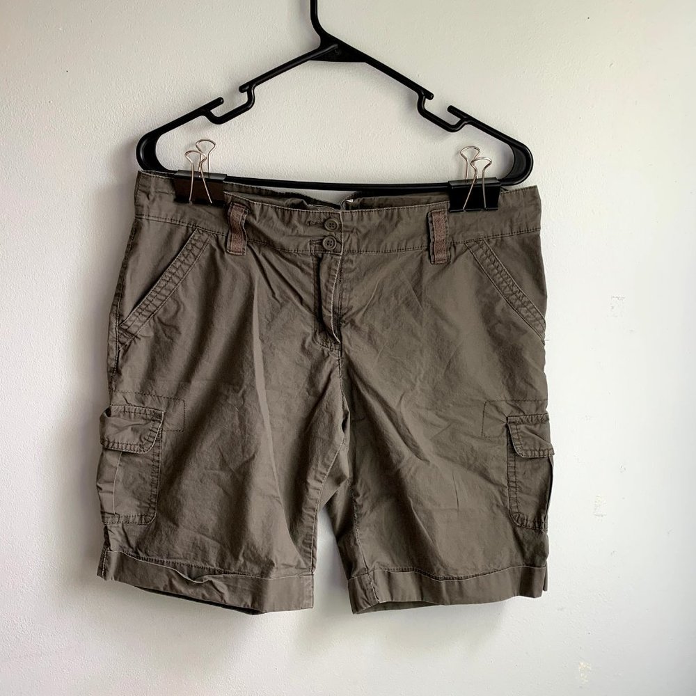 Green Cargo Shorts